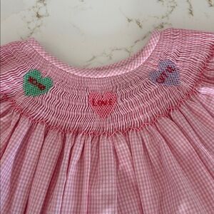 Valentines Smocked Dress